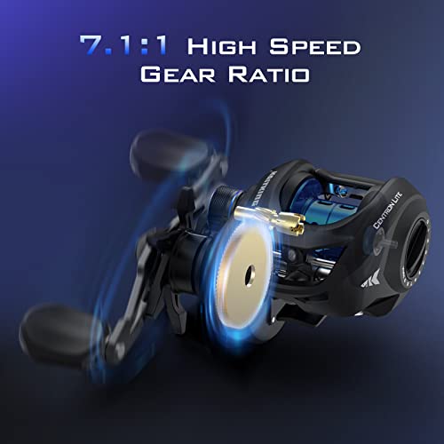 KastKing Centron Lite Baitcasting Fishing Reel & KastKing Superpower Braided Fishing Line