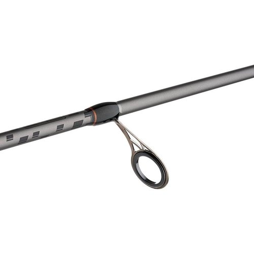 Abu Garcia 6'6" Vengeance Spinning Fishing Rod, 2-Piece Rod, Medium Rod Power, Fast Action, Custom Ergonomic Reel Seat, Comfortable EVA Handle, 24-Ton Graphite Blank