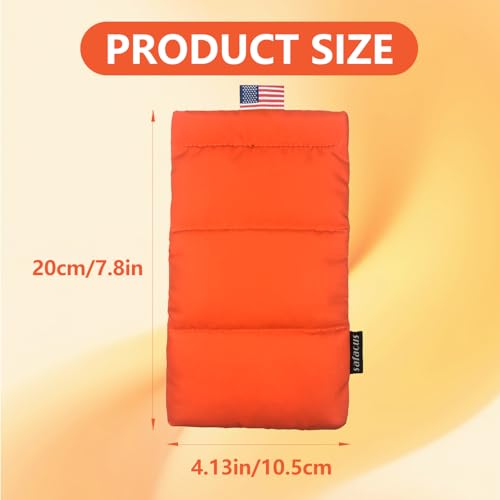 SAFACUS Thermal Phone Case Prevent OVERHEATING in The Sun, Cellphone Pouch for Camping Prevents Freezing, Extends Battery ...