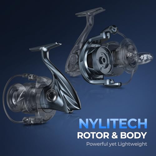KastKing ReKon Saltwater Fishing Rod and Reel Combo, Fishing Poles & Reels Combo, Graphite Blank, Zirconia Rings, NyliTech...