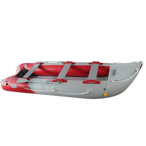 BRIS 14.1 FT Inflatable Kayak Fishing Tender Inflatable Poonton Boat with Air Floor
