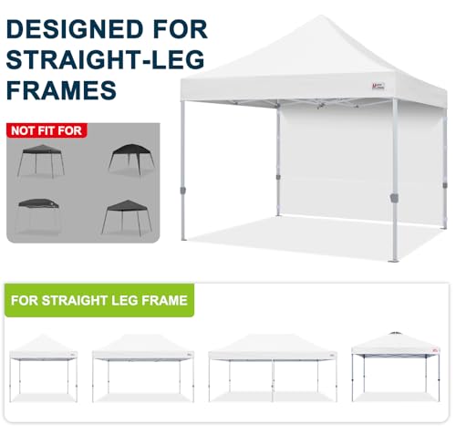 MASTERCANOPY 10x10ft Canopy SunWall Instant Canopy SideWall for Pop Up Canopy Tent Gazebos, UV Protection Sidewall Only, S...