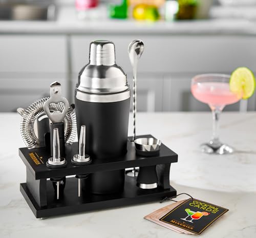 Excellent Grip Mixology Bartender Kit - Drink Mixer Set with All Essential Bar Accessories - Premium Bar Tool Set for The ...