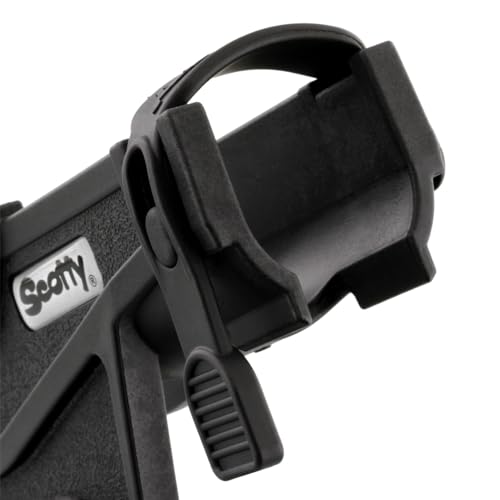 Scotty 0280-BK Rod Holder, Baicaster/Spinning, black W/0241 Side/Deck Mount