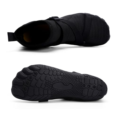 UMANPOO Men Water Shoes Women Barefoot Slip on Sneaker Swim Aqua Beach Running Walking Hiking Cycling Non Slip High Top