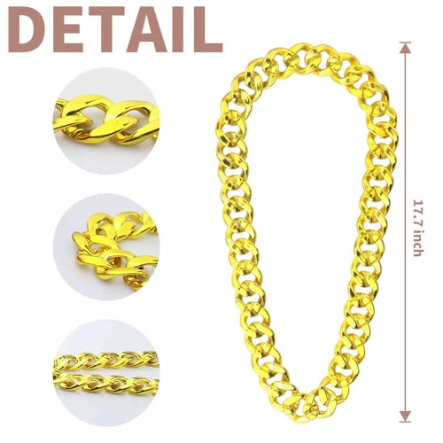 Hip Hop Costume Outfit Kit for Men Kids Boys - 80s 90s Rapper Themed Party Decorations Set 5pcs Old School Costume Set Hal...