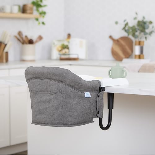 évolur Clamp-On Comfort Table Chair, Portable Clip-On High Chair for Babies & Toddlers (6–36 Months), Removable Washable S...