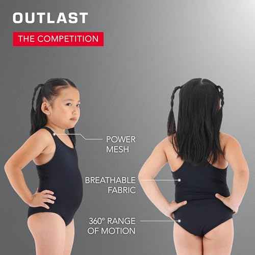 TYR Girls' Durafast Lite Ella Maxfit Swimsuit