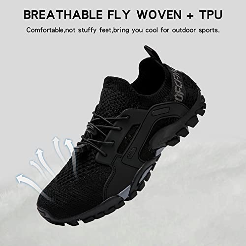 TANGYUGEN Water Shoes Mens Womens Hiking Shoes Beach Aqua Shoes Slip Resistant Lightweight Breathable Outdoor Walking Jogg...