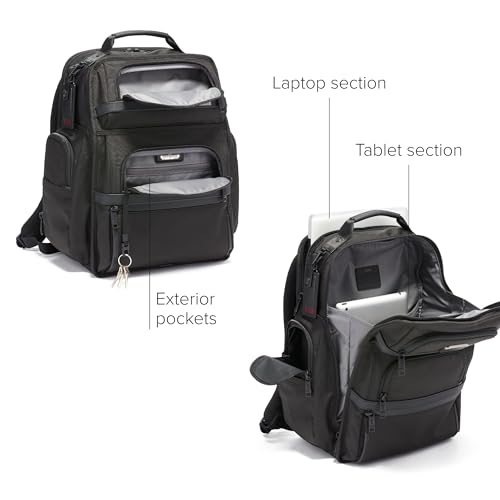 TUMI - Alpha Brief Pack - Men's Laptop Backpack with Padded Adjustable Straps - Fit up to 15" Screen - 17.0" X 12.0" X 8....