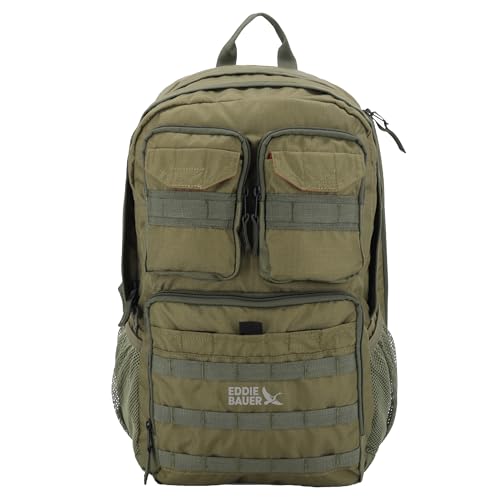 Eddie Bauer Cargo Tactical Backpack | Adventure | Heavy Duty | Outdoor | Water Resistant | 600D Polyester