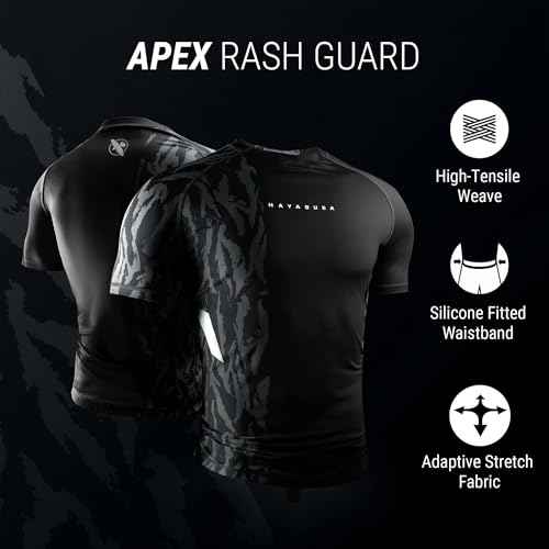 Hayabusa Apex Rash Guard for Men Short Sleeve