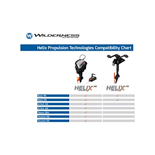 Wilderness Systems Helix PD Pedal Drive - Propulsion Device for Radar 115 and 135 Kayaks