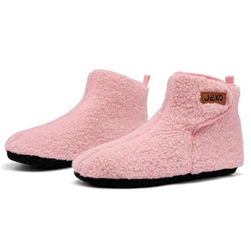 UUBARIS Bootie Slippers for Women Men Furry Warm House Sock Shoes For Indoor Outdoor Travel