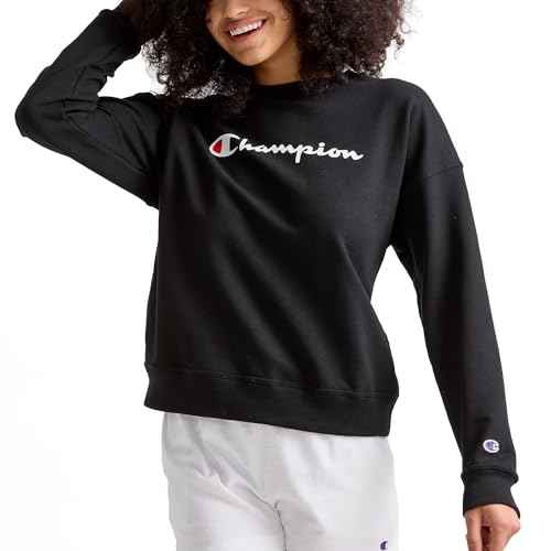 Champion Women's Sweatshirt, Fleece, Crewneck Sweatshirt, Warm Sweatshirt for Women (Plus Size Available)