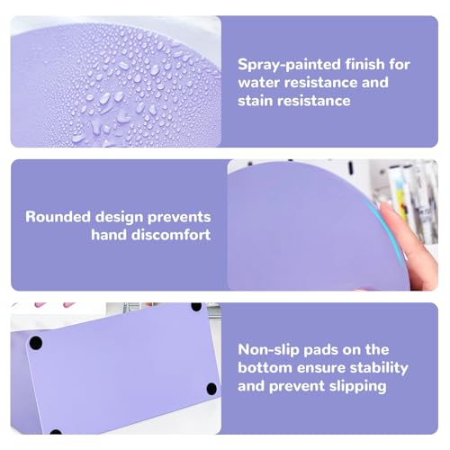 Desk Magnetic Message Board, Metal Bulletin/Memo Board with Magnetic Pen Holder and Flower Pins with Stand, Souvenir/Photo...