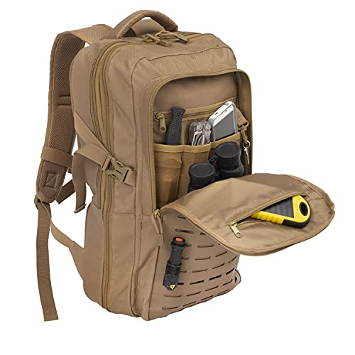 Allen Company Tac-Six Trench Tactical Expandable Backpack, Customizable Die-Cut MOLLE System, with Padded Laptop Sleeve, 1...