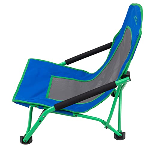 ALPS Mountaineering Rendezvous Low Camping Chairs for Adults with Arms, Cool Mesh Center, Powder Coated Steel Frame, Compa...
