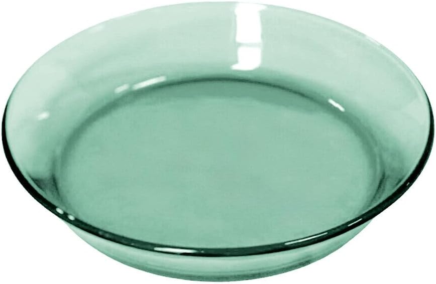 STP GOODS Glass Soup and Salad Bowl with Handles, Cobalt Transparent Glass Eating Plates, Circular Dinnerware for Salad, Bread, Dinner (Green Bowl, Set of 4)