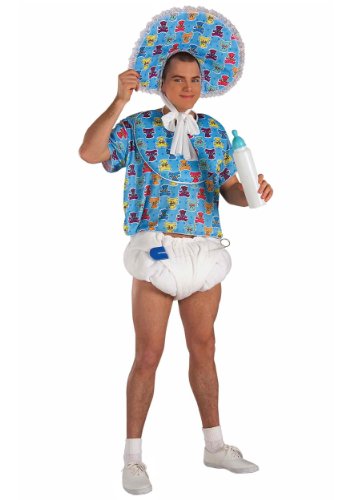 Rubies Blue Baby Boomer Costume for Adults, Men's Standard