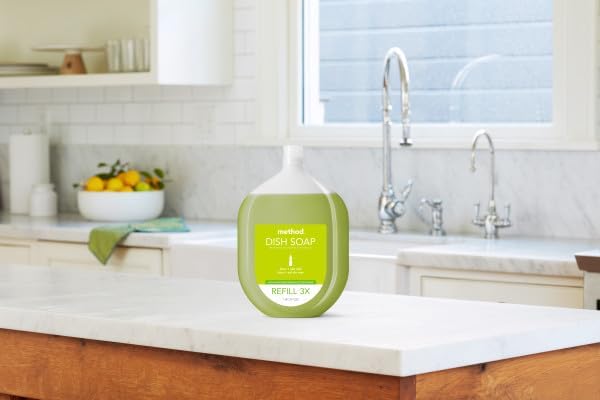 Method Liquid Dish Soap 2 Scent Variety Pack (Lime & Sea Salt + Clementine)