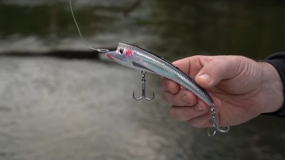 Nomad Design Maverick Fishing Lures, Inshore Suspending Jerkbait, with Autotune Technology, Suitable for Snook, Stripers, ...