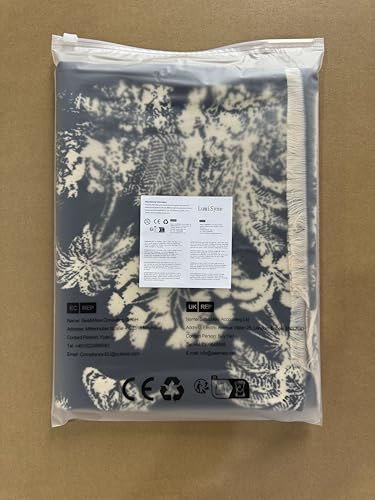 LumiSyne Warm Scarf Cashmere Shawl Women Rainforest Pattern Reversible Pashmina With Tassel Large Long Scarf Warm Wrap Stole