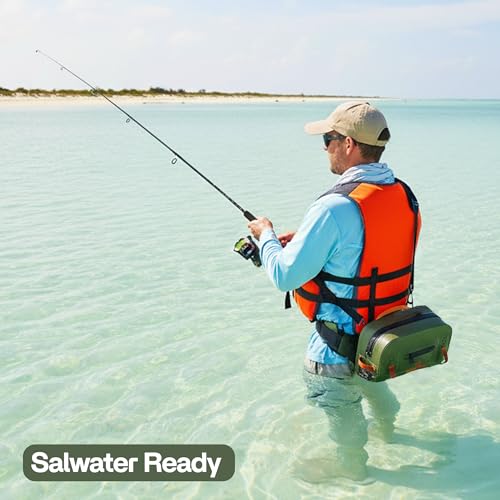 Lehigh Crossing, Waterproof Fishing Waist Pack, Fly Fishing Fanny Pack, Submersible Lumbar Pack