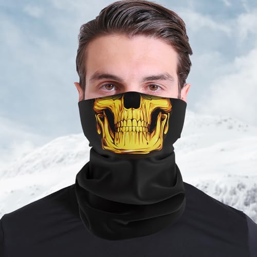 Skull Face Neck Gaiter Multifunctional Headwear for Cycling and Outdoor Sports