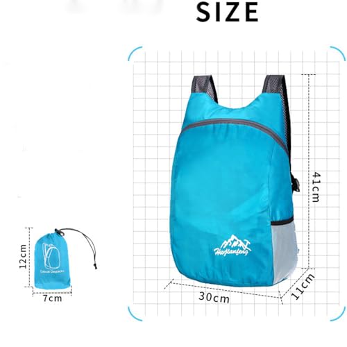 Lightweight Foldable Backpack Men and Women Outdoor Leisure Bag Hiking Backpack Large Capacity Outdoor Sports Backpacks