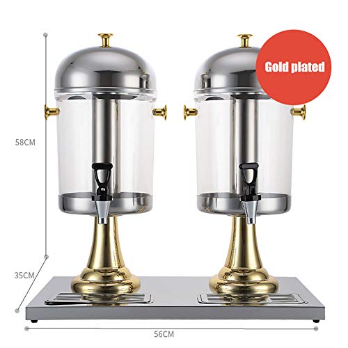 Drink Dispenser Juice Dispenser, Cold Drink Dispenser Heavy Duty Cold Juice Drink Commercial Beverage Dispenser Single Bow...