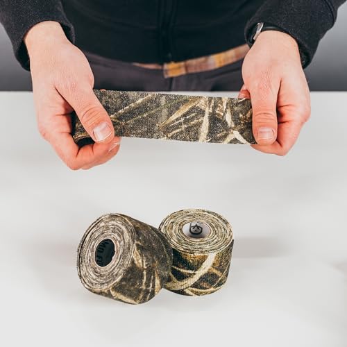 GEAR AID Camo Form Self-Cling and Reusable Fabric Camouflage Wrap, Adds Grip and Shield Hands from Hot or Cold Surfaces to...