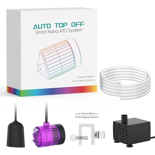 Auto Top Off System ATO Saltwater Aquarium,Water Top Off System for Aquarium,Reef Tank＆Fish Tank- Purple