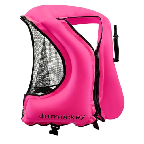 Snorkel Vest for Adults, Inflatable Snorkeling Vest for Men & Women, Portable Swim Jacket & Buoyancy Vest for Snorkeling, ...