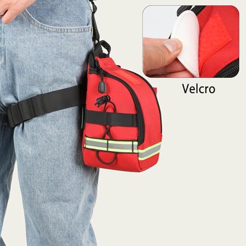 Lcoygia Tactical Drop Leg Waist Bag, First Aid Kit,Multifunctional Tactical Thigh Hip Outdoor Trauma Medical Bag,for Outdo...