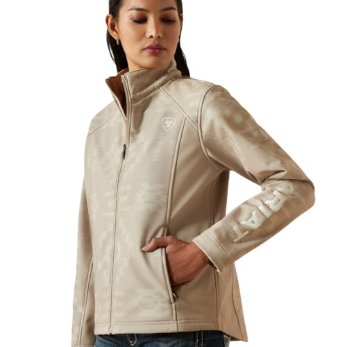 ARIAT womens Ariat Logo Softshell Print Jacket
