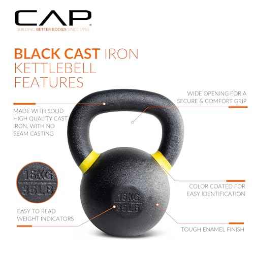 Cap Barbell Cast Iron Competition Kettlebell Weight