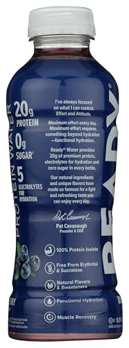 Come Ready Protein Water, Blueberry, Blue, 16.9 Fluid Ounce