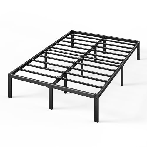 ZINUS 14 Inch Elias Metal Platform Bed Frame, Steel Support, No Box Spring Needed, Easy Assembly, Queen