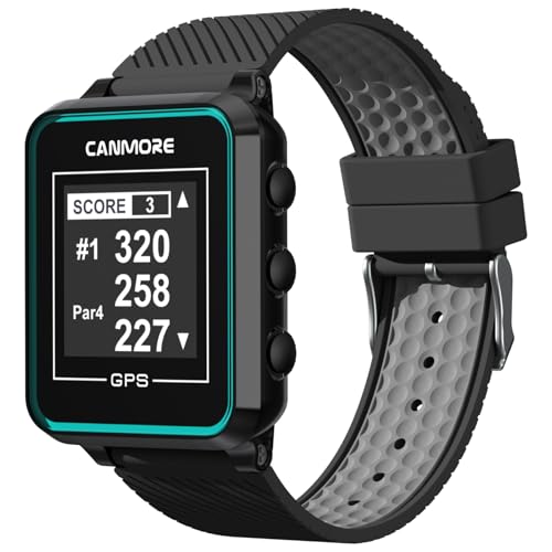 CANMORE TW356 Golf GPS Wearable Device for Men and Women, Free 41,000+ Preloaded Courses Update Worldwide, High Contrast L...