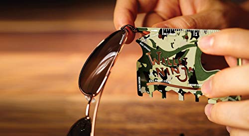 Wallet Ninja - 18 in 1 Credit Card Sized Multitool (CAMO)