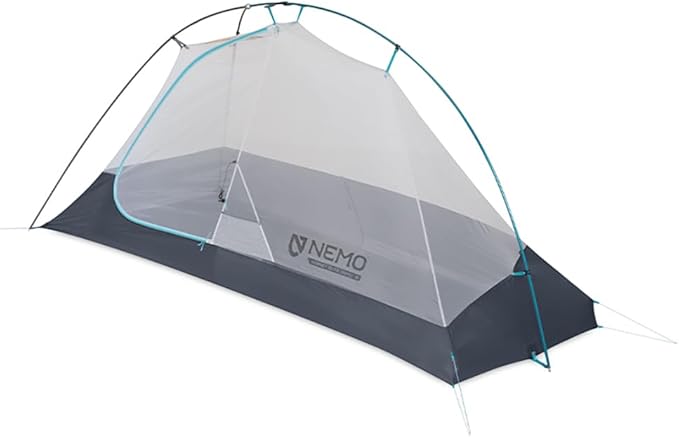 NEMO Equipment Hornet Elite OSMO Ultralight Backpacking Tent - Aluminum/Stormy Night - 1-Person
