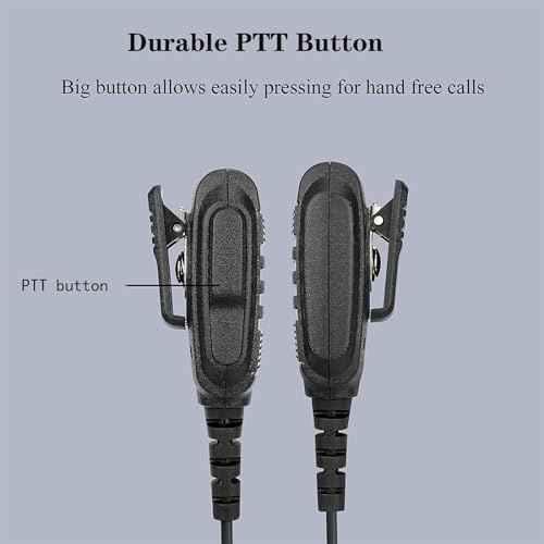 Retevis IP54 Waterproof Shoulder Speaker Mic,Compatible with Retevis RT22 RT68 H-777 RT21 RT86 RB29 RT19 RT15 NR10 RB68 RB89 BAOFENG UV-5R BF-F8HP 5RM 888S Kenwood SAMCOM pxton Walkie Talkie (10 Pack)
