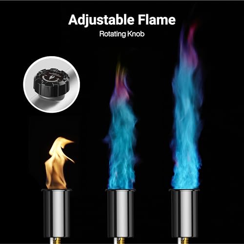 ThermoMaven Propane Torch with One-Touch Max Fire, Cooking Blow Torch Gun with a Safety Lock, Charcoal Lighter, Flame Thro...