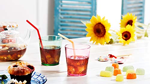SCANDINOVIA - 13oz Unbreakable Premium Drinking Glasses Set of 6 - Made in Japan - Super Grade Acrylic Plastic - Perfect f...