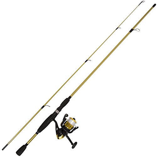 Fishing Rod and Reel Combo - Strike Series Medium Action 78-Inch Spinning Reel Pole - Fishing Gear for Bass, Trout, and La...
