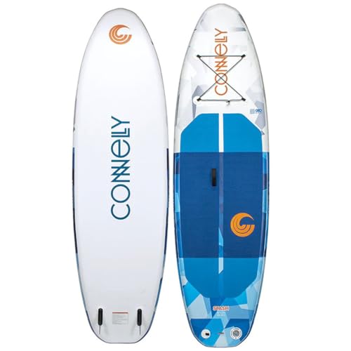 Connelly 10' Stash iSUP, 6" Board Package with Pump, Backpack Bag, 3 Peice Composite Paddle and Lightweight 14 lbs