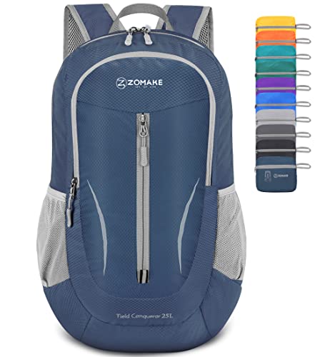 ZOMAKE Ultra Lightweight Packable Backpack 25L - Foldable Hiking Backpacks Water Resistant Small Folding Daypack for Trave...