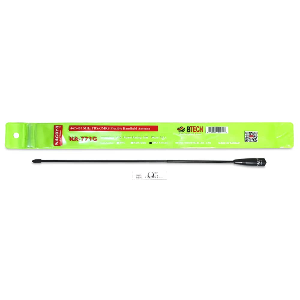 Authentic Genuine Nagoya Na-771G 15.3-Inch Whip Gmrs (462Mhz) Antenna Sma-Female For Btech And Baofeng Radios