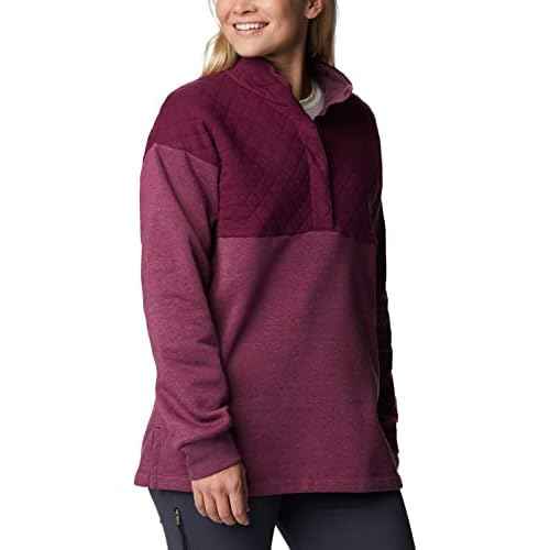 Columbia Women's Hart Mountain Quilted 1/2 Snap